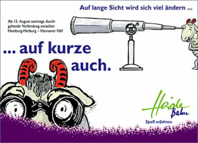 Entwicklung Kommunikationskampagne Heidebahn in Niedersachsen