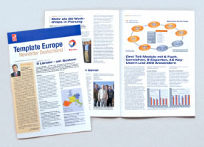 Entwicklung und Umsetzung Template Europe Total Deutschland Kommunikationsagentur durchgedacht Berlin