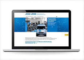 Homepageerstellung, Webdesign für ein Unternehmen aus der Reinstwasserherstellung,durchgedacht Kommunikationsagentur in Berlin